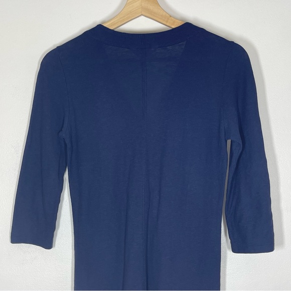 Lilly Pulitzer Tidewater Tunic Dress 3/4 Sleeves Nautical Navy Sz XS - Picture 7 of 16